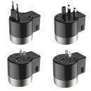 HOCO AC4 Dual Port Rotating Charging Universal Converter USB Charger for Mobile Phone