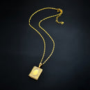 Religious Gold Muhammad Book Box Pendant Chain Islam Muslim Necklace for Men