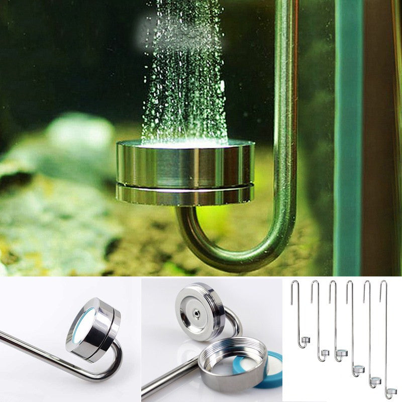 25/30/35/40cm Small Large Size Aquarium Ultra-thin Stainless Steel CO2 Diffuser CO2 Regulators