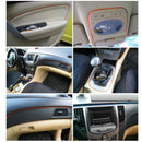 DC12V 5M Flexible Neon EL Wire LED Strip Light Car Interior DecorationLamp + Driver