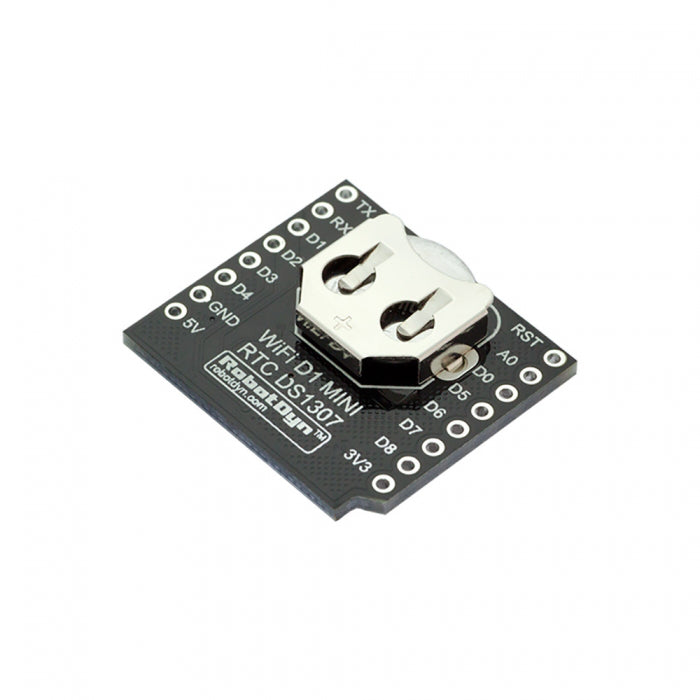10Pcs RobotDyn RTC DS1307 Real Time Clock Battery Shield With Pin Headers Set