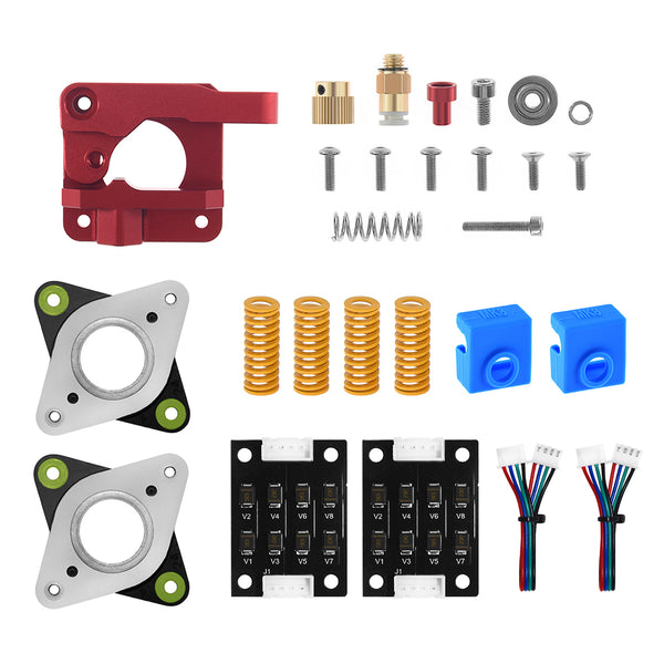 TWO TREES Right Type Metal Extruder + TL-smoother + 2*Stepper Motor Damper + 4*Spring Kit for Creality 3D CR10 Printer