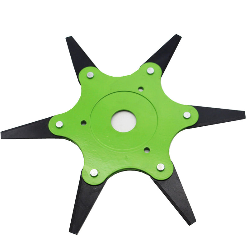 65Mn 6 Steel Blades Razors Grass Eater Trimmer Head Lawn Mower Head Brush Cutter Tool
