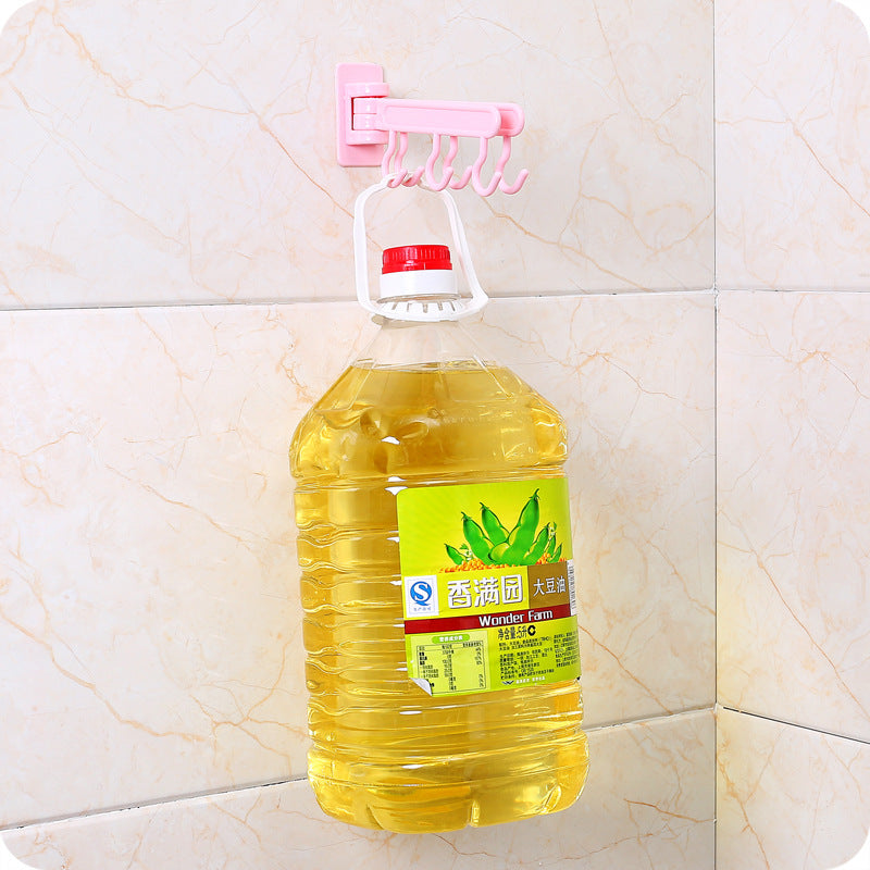 Honana BX-080 Foldable Wall Towel Hanger Hook Towel Rack Holder Clothes Hanging Space Save Rack