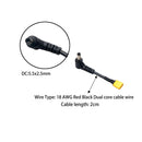 RJXHOBBY XT30 Male Plug DC 5.5mm*2.5mm*20mm Male Lipo Battery Adapter for FPV Fatshark Goggles