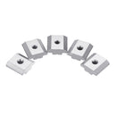 Machifit 50pcs 30M4 T Sliding Nut M4 Block Square Nuts for 3030 Aluminum Profile