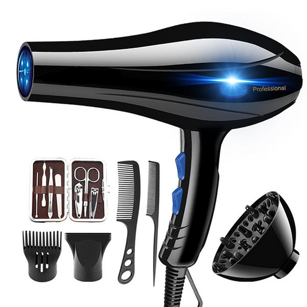 2200W Blue Light Aromatherapy Hair-Care Cold And Hot Electric Hair Dryer 220V