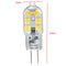 6PCS DC12V G4 2W Non-dimmable SMD2835 Warm White Transparent LED Light Bulb for Indoor Home Decor