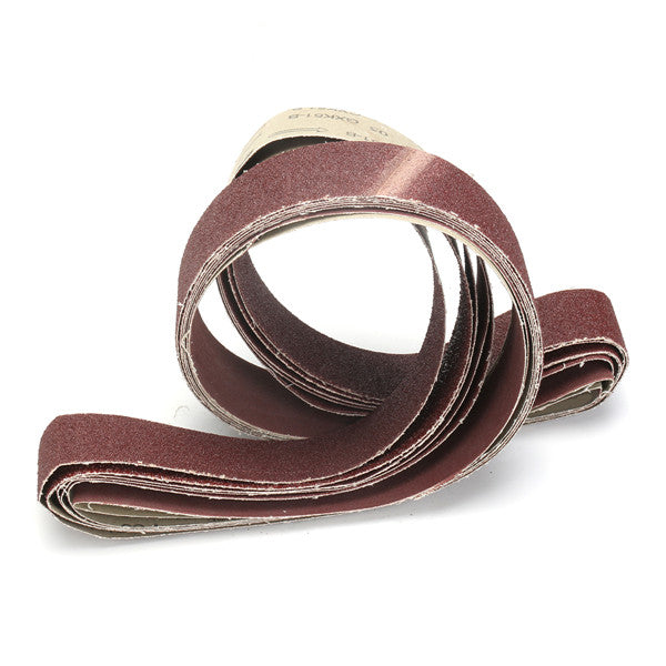 6pcs Mixed Grit Sanding Belts Set 2x72 Inch 36-150 Grit Abrasive Sanding Belts