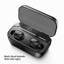G6S Dual bluetooth 5.0 TWS Earphone LED Digital Display IPX7 Deep Waterproof Binaural Call Headset With 3500mAh Power Bank