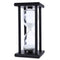 60 Minutes Sand Hourglass Timer Sandglass Countdown Timing Clock Timer Office Decorations Black Frame