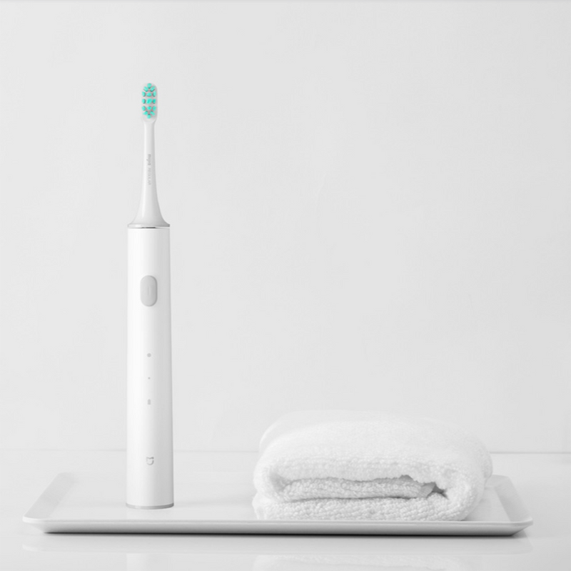 [Basic Version] Xiaomi Mijia T300 Sonic Electric Toothbrush UV Sterilization Gentle Brushing with Zone Reminder Memory Function for Family Dental Care