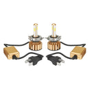 G7 4-Side COB LED Headlights Bulbs H4 H7 H11 9005 9006 9-36V 6000K White 2PCS for Car Motorcycle