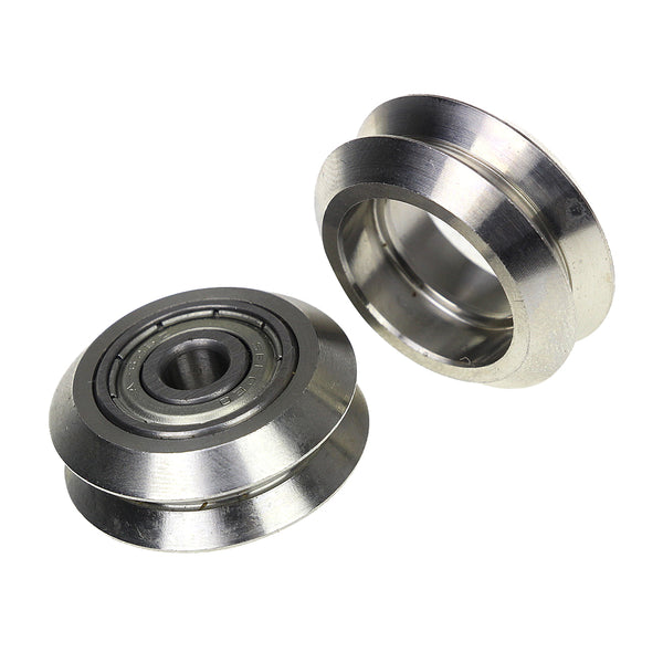 3Pcs V Type Stainless Steel Pulley Concave Idler Gear With Bearing for 3D Printer