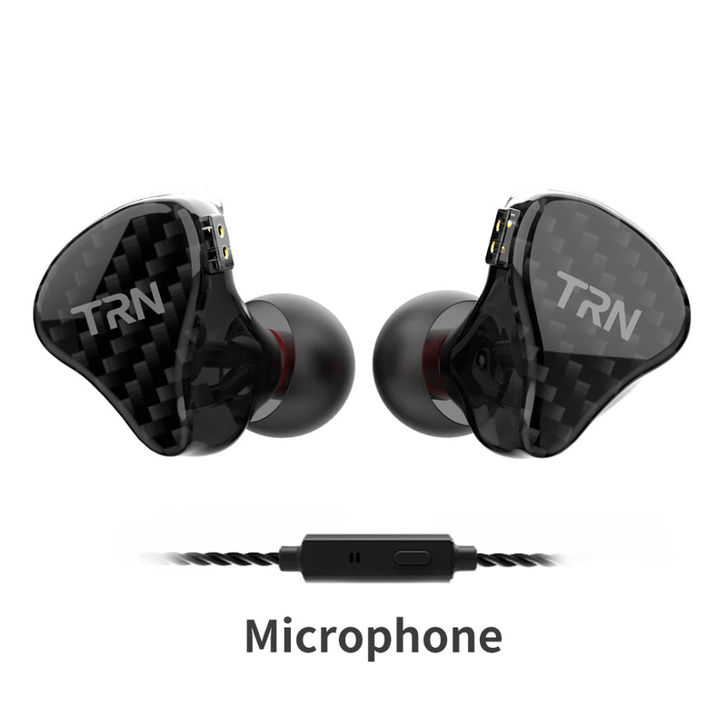TRN H2 In-ear Heavy Bass HiFi Wired Control Earphone Headphone Dynamic Drive Detachable 2Pin Headset