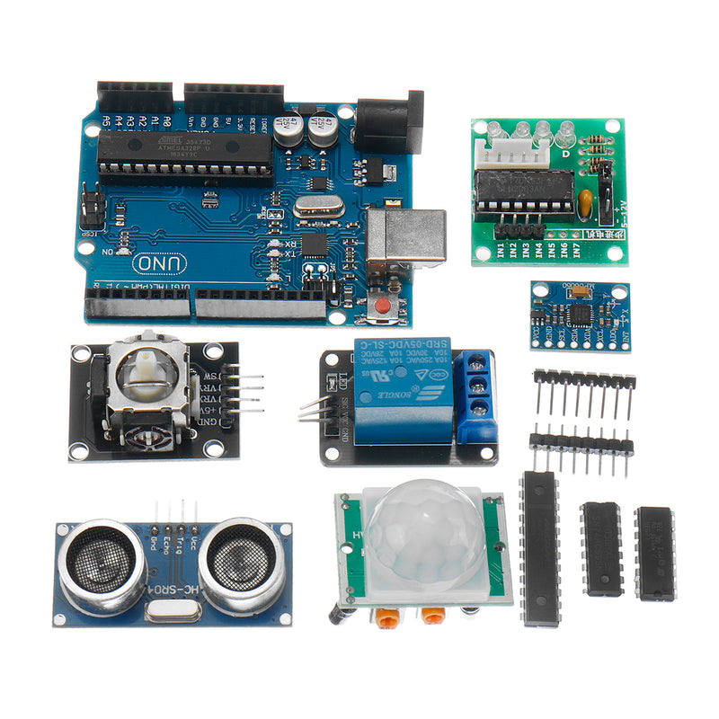Project Complete Starter Kits For  UNO R3 Mega 2560 Nano w/ Tutorial Power