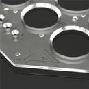 Clear Plastic Template Ruler Circle Shapes Drawing Drafting Template Stencil Hand Tools