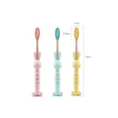 3PCS Children's Toothbrush Cartoon Rabbit Antiskid Handle Soft Hair Tooth Protection Baby Toothbrush