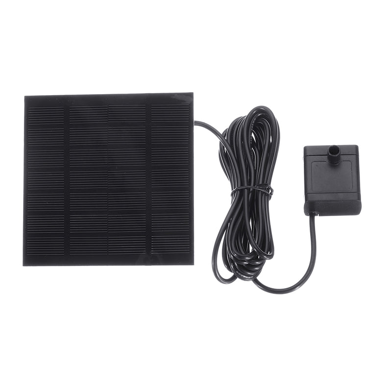 7V Floating Solar Function Pump Solar Panel Powered Water Pump for Bird Bath Pond Garden Water Pump