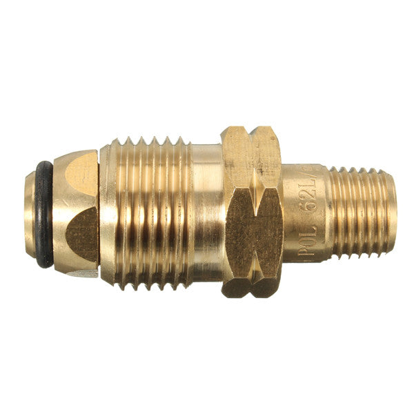 Brass 6mm Propane LP Gas Cylinder Fitting POL Connector