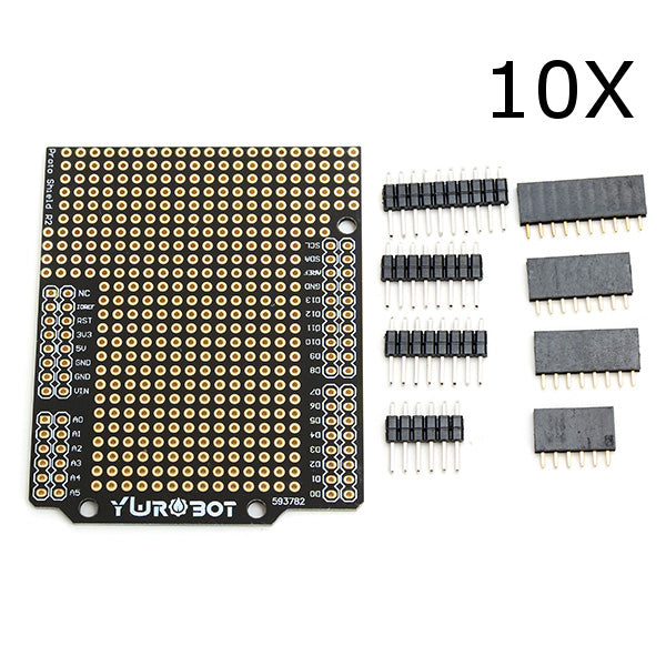 10Pcs DIY PCB Prototyping Protoshield Expansion Board Kit Compatible UNO R3 For