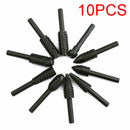 10pcs Rotary Burr Set 6mm Shank Wood Carving Polish Grinding Rasp Drill Bit Tool