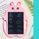 9-inch Smart Children Cartoon Rabbit LCD Writing Tablet Electronic Drawing Board Children's Smart Handwriting Draft Pad for Kids Adults for Home School Office