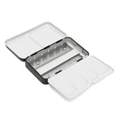 12 Grids Empty Watercolor Paint Rack Tins Box Palette Metal Painting Storage Half Full Pans For Art Painting