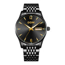 DOM M-11BL-1M89 Fashion Men Watch 3ATM Waterproof Luminous Date Display Quartz Watch