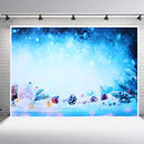 5x3FT 7x5FT Dream Snow Blue Scene Photography Backdrop Background Studio Prop