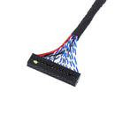 FIX-30P-DO8 30 Pin 2CH 8-bit Commonly For 17 19 22 23.6 Inch Screen Cable LVDS LCD Driver Board
