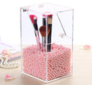 Acrylic Clear Container Dustproof Makeup Case Box Cosmetic Storage Holder Organizer Brush