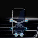 Bakeey Mini Gravity Linkage Automatic Lock Air Vent Car Phone Holder Car Mount for 4.0-6.5 Inch Smart Phone