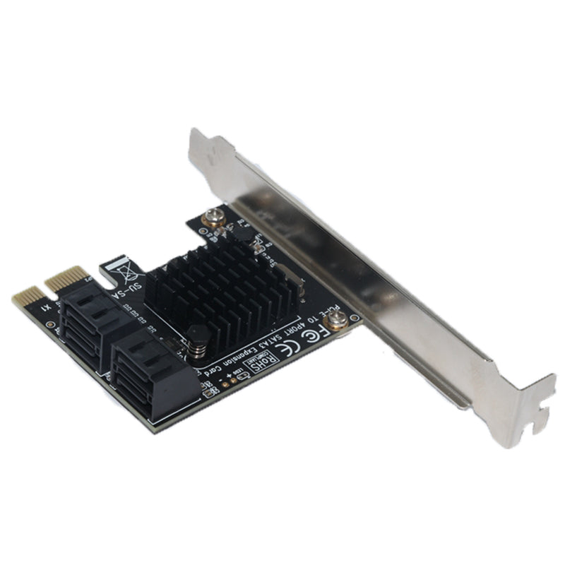 SSU SA 3014 PCI - E to SATA 3.0 6G Expansion Card With Four - Port for Desktop Computer