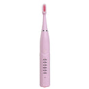 USB Charging Waterproof Soft Ultrasonic Electric Toothbrush 6 Vibration Modes W/ 8 Tips Oral Whitening Care