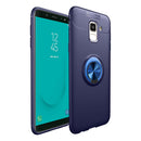 C-KU 360 Rotating Ring Grip Kicktand Protective Case For Samsung Galaxy J6 2018