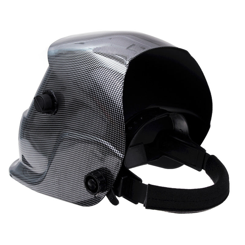 Solar Auto Darkening Welding Helmet Arc Tig Mig Welding Mask Grinding Carbon Fiber