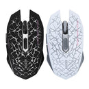 Azzor M6 2400dpi Rechargeable 2.4GHz Wireless Backlit Optical Mouse Silent Mouse