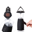 6 LED Solar Camping Hiking Light Hand Crank Tent Lamp USB Rechargeable Portable Lantern