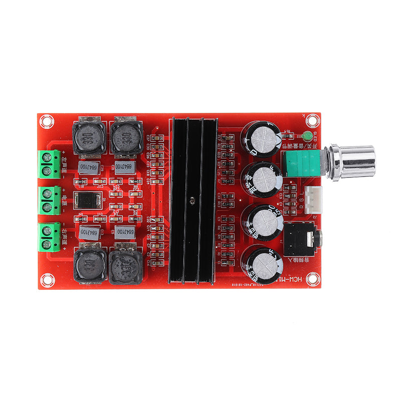5pcs 2x100W XH-M190 TPA3116 D2 Dual Channel Digital Audio Amplifier Board for  TPA3116D2 Two Channel Module 100W+100W 12-24V