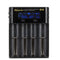 Alonefire D4  4slots 2A LCD Screen Display Smart Charger for 18650 26650 21700 Universal Battery USB Charging AA AAA Intelligent Fast Charger