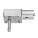 Machifit JGY370 DC 12V Worm Gear Motor 10/30/90/150RPM Turbine Self-locking Reduction Gear Motor