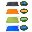 300x300cm Outdoor Camping Tent Sunshade Rain Sun UV Beach Canopy Awning Shelter Beach Picnic Mat Ground Pad