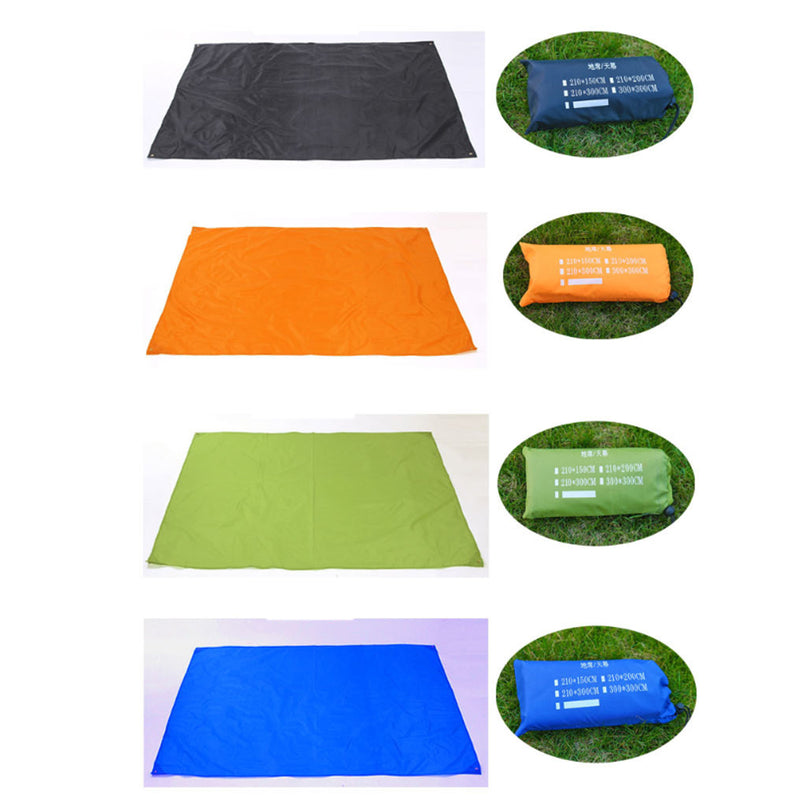 300x300cm Outdoor Camping Tent Sunshade Rain Sun UV Beach Canopy Awning Shelter Beach Picnic Mat Ground Pad