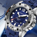 OCHSTIN GQ6124 Waterproof Outdoor Silicone Quartz Watch Luminous Display Men Wrist Watch