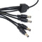 AC 100-240V To DC 12V 5A 60W Power Supply Adapter Universal Charger W/ Four DC Output