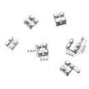 Orthodontic Correction of Hooked/Uncoupled Dental Materials Ultra-thin Rectangle Wire Bracket Dental Bracket