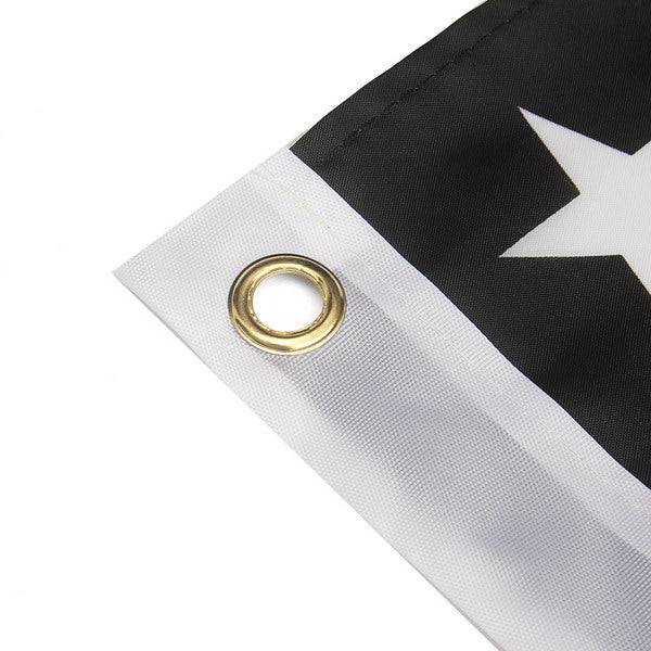 Thin Red Line Stripe American Flag Respect and Honor Banner Law Enforcement Grommets