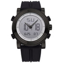 SINOBI 9368 Fashion Men Sport Watch Dual Display Multifunction Silicone Band Digital Analog Watch