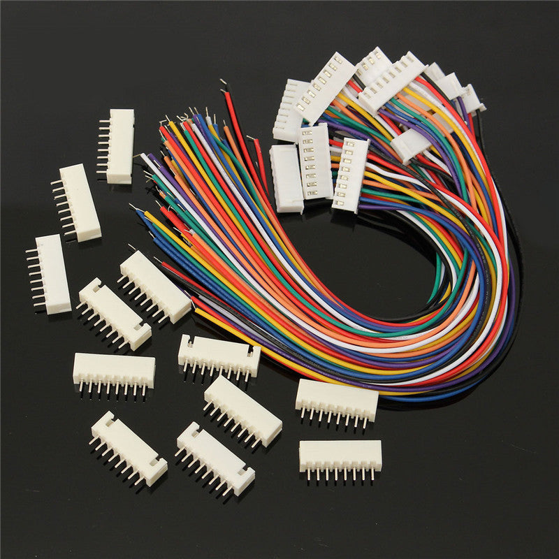 Excellway 7S1P 10PCS 8Pin 7S Male/Female Terminal Wire Balance Charger